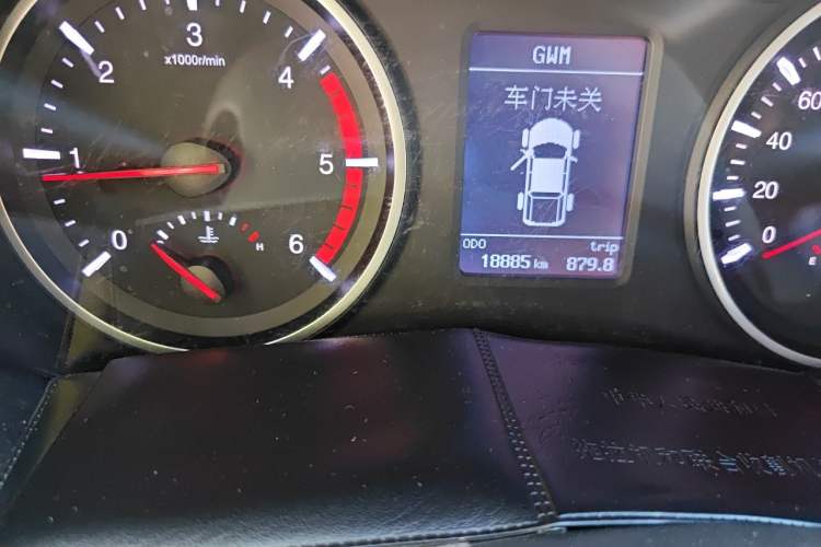 Used Great Wall Wingle 5 2023 2.0T Diesel Two-Wheel Drive Advanced Big Double Odometer Close Up