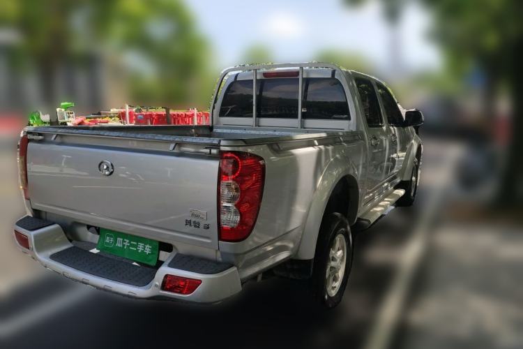 Used Great Wall Wingle 5 2023 2.4L Gasoline Two-Wheel-Drive Elite Model Flat Bed Truck Rear Right 45 Deg