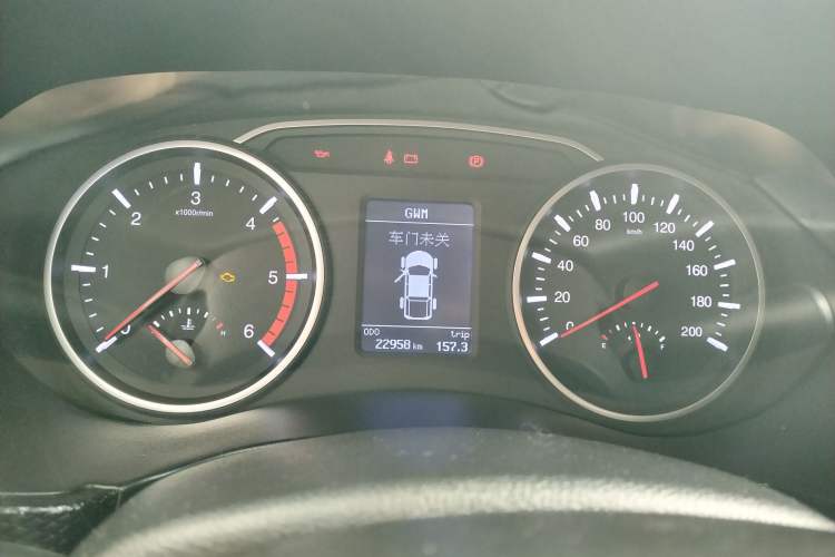 Used Great Wall Wingle 5 2023 2.0T Diesel Two-Wheel Drive Advanced Big Double Odometer Close Up