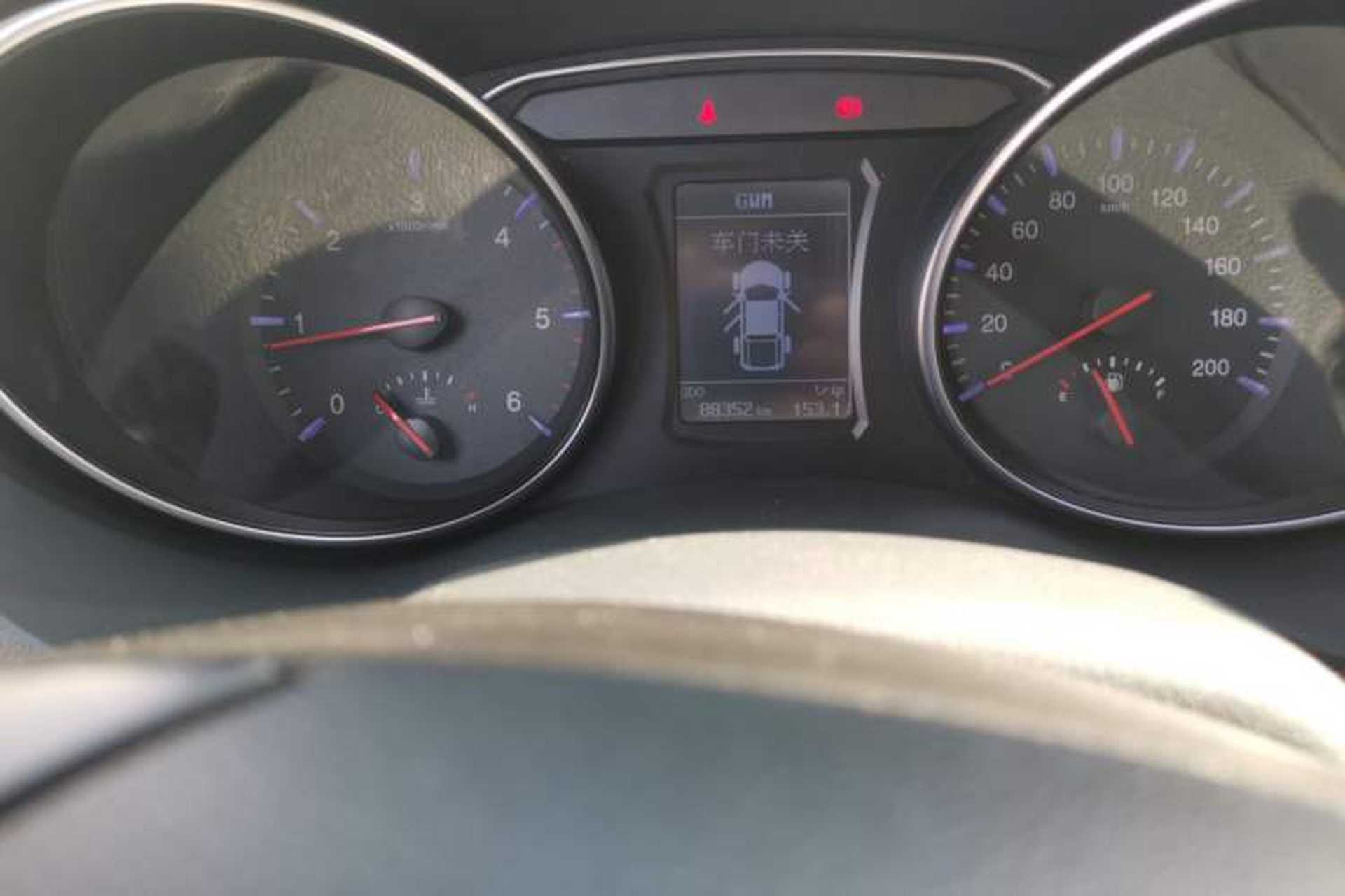 Used Great Wall Wingle 6 2014 2.0T Two-Wheel Drive Elite Version 4D20B Odometer Close Up
