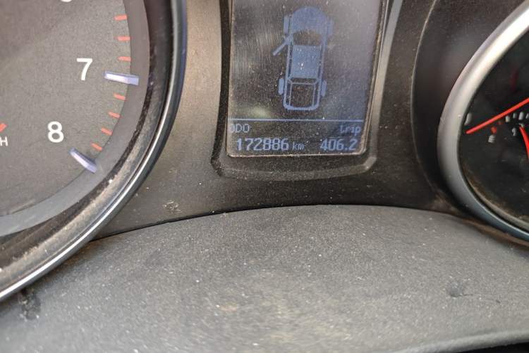 Used Great Wall Wingle 6 2014 2.4L Two-Wheel Drive Elite Version 4G69 Odometer Close Up