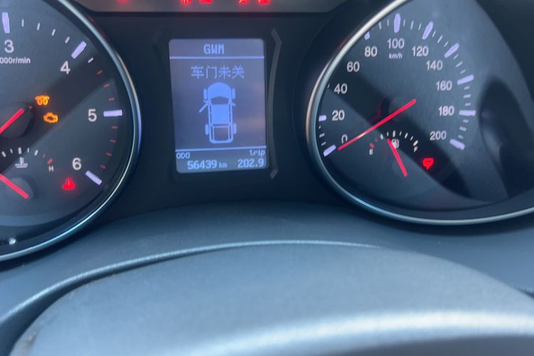 Used Great Wall Wingle 6 2014 2.0T Two-Wheel Drive Navigation Version 4D20B Odometer Close Up