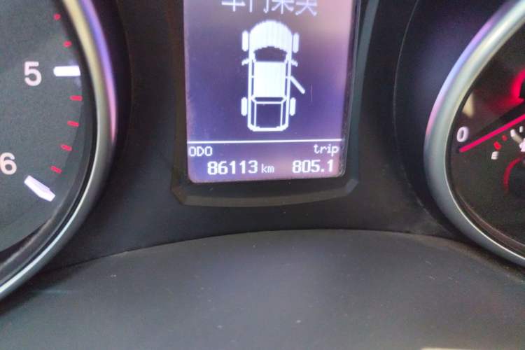 Used Great Wall Wingle 6 2014 2.0T Two-Wheel Drive Elite Version 4D20B Odometer Close Up
