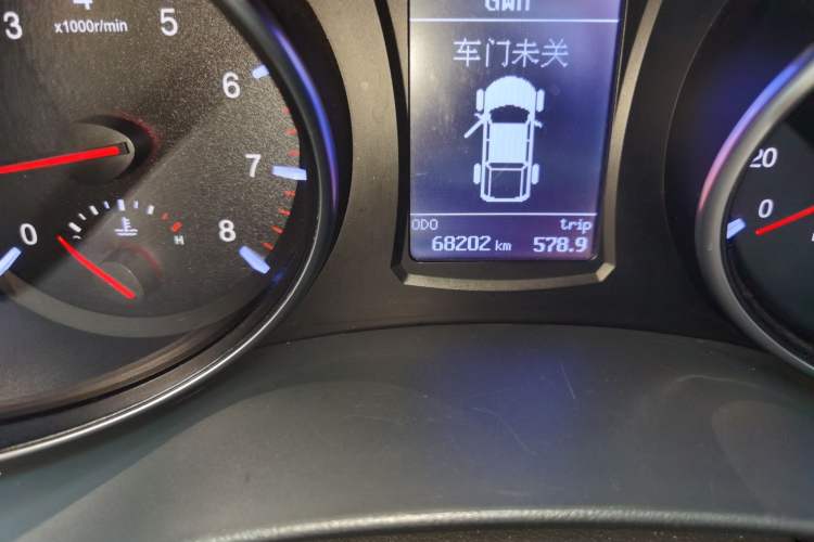 Used Great Wall Wingle 6 2014 2.4L Two-Wheel Drive Elite Version 4G69 Odometer Close Up