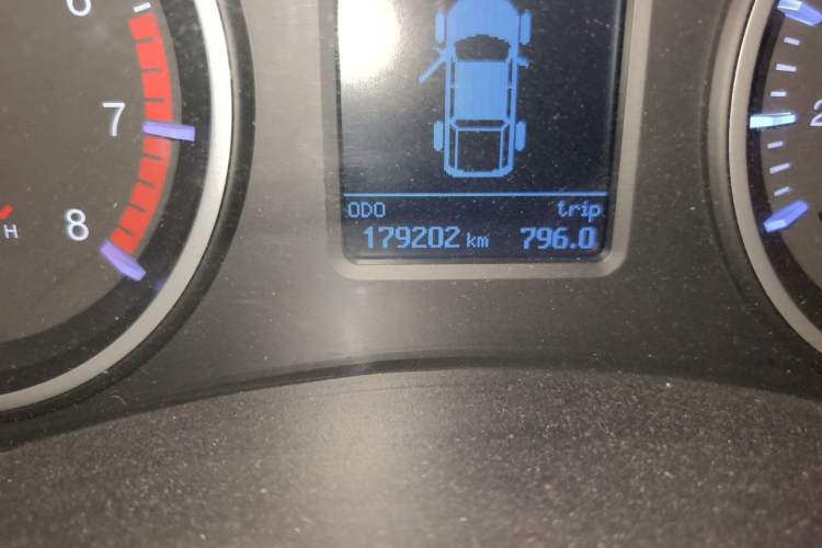 Used Great Wall Wingle 6 2017 2.4L Gasoline Two-Wheel Drive Elite Version 4G69 Odometer Close Up
