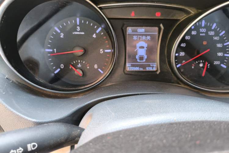 Used Great Wall Wingle 6 2017 2.0T Diesel Two-Wheel Drive Elite Version 4D20B Odometer Close Up