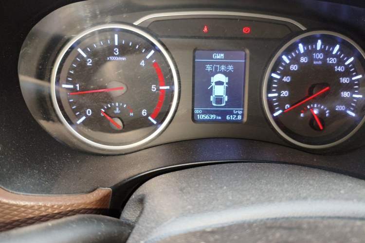 Used Great Wall Wingle 6 2017 2.0T Diesel 4x4 Navigation Version 4D20D Odometer Close Up