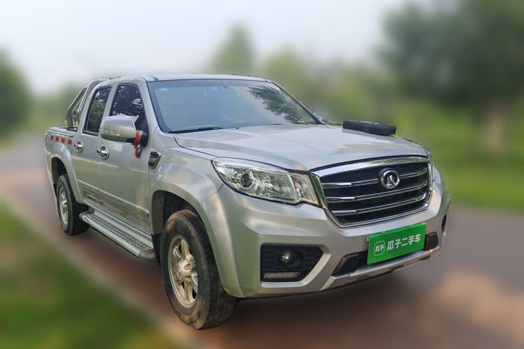 Used Great Wall Wingle 6 2017 2.0T Diesel Two-Wheel Drive Elite Version 4D20B Front Right 45 Deg