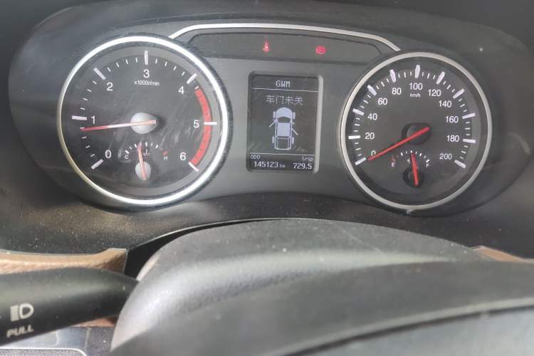 Used Great Wall Wingle 6 2017 2.0T Diesel 4x4 Navigation Version 4D20D Odometer Close Up