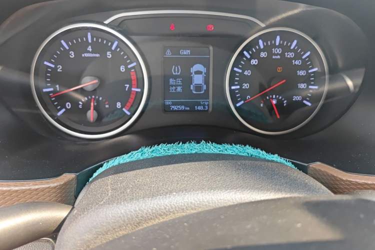 Used Great Wall Wingle 6 2017 2.4L Gasoline Two-Wheel Drive Elite Version 4G69 Odometer Close Up
