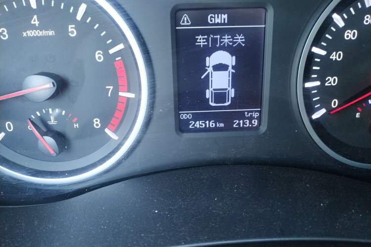 Used Great Wall Wingle 6 2017 2.4L Gasoline 4x4 Elite Version 4G69 Odometer Close Up