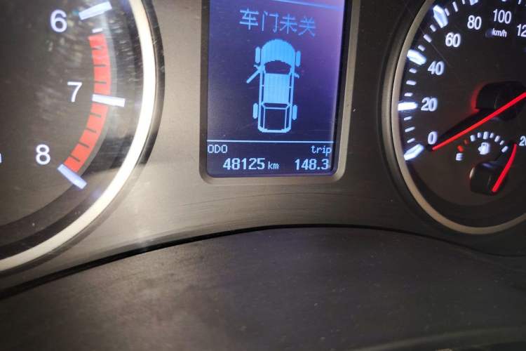 Used Great Wall Wingle 6 2017 2.4L Gasoline Two-Wheel Drive Elite Version 4G69 Odometer Close Up