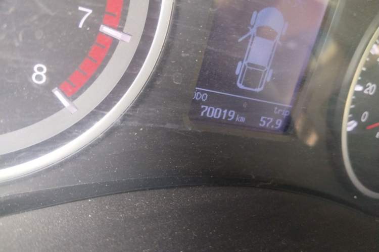 Used Great Wall Wingle 6 2017 2.4L Gasoline 4x4 Navigation Model 4G69 Odometer Close Up