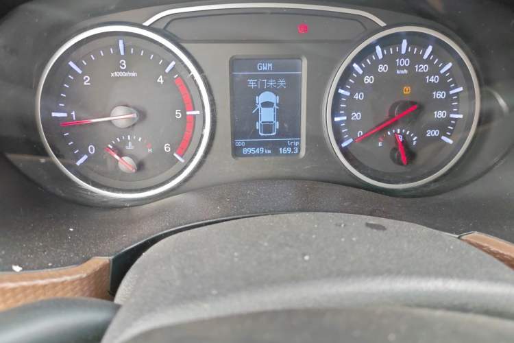 Used Great Wall Wingle 6 2017 2.0T Diesel 4x4 Elite Version 4D20D Odometer Close Up