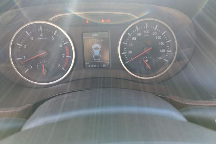 Used Great Wall Wingle 6 2017 2.4L Gasoline Two-Wheel Drive Elite Version 4G69 Odometer Close Up