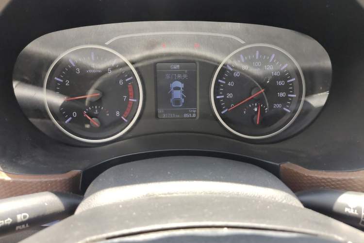 Used Great Wall Wingle 6 2017 2.4L Gasoline Two-Wheel Drive Elite Version 4G69 Odometer Close Up