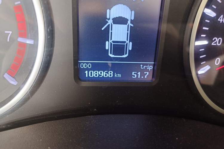 Used Great Wall Wingle 6 2017 2.4L Gasoline Two-Wheel Drive Elite Version 4G69 Odometer Close Up