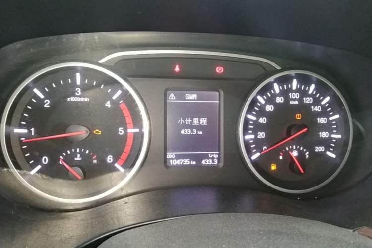 Used Great Wall Wingle 6 2017 2.0T Diesel Two-Wheel Drive Elite Version 4D20B Instrument Cluster