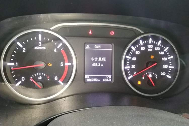 Used Great Wall Wingle 6 2017 2.0T Diesel Two-Wheel Drive Elite Version 4D20B Odometer Close Up