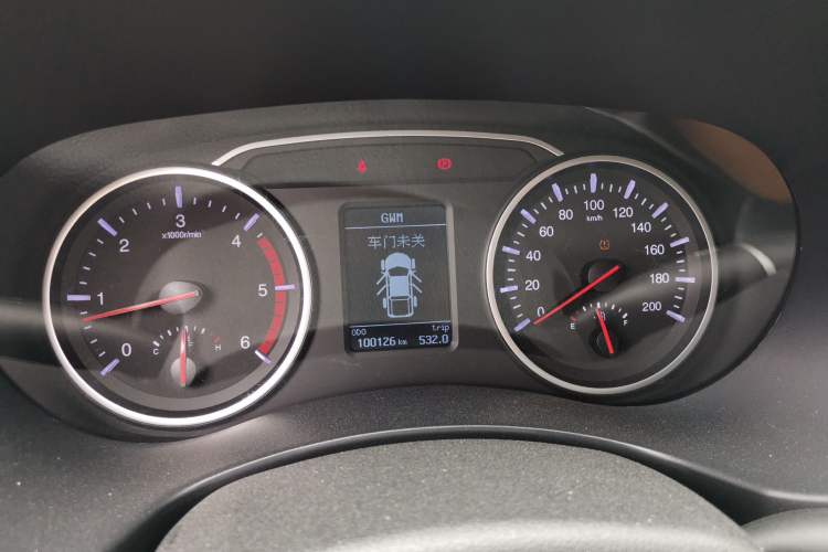 Used Great Wall Wingle 7 2018 2.0T Two-Wheel Drive Elite Version Big Double 4D20D Instrument Cluster