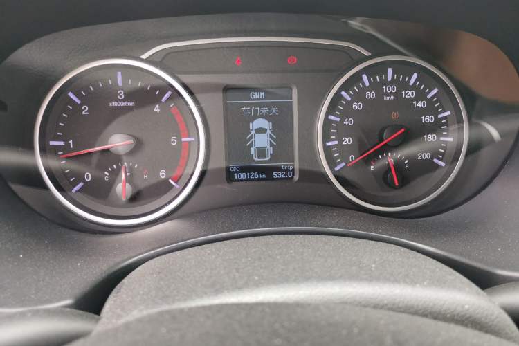 Used Great Wall Wingle 7 2018 2.0T Two-Wheel Drive Elite Version Big Double 4D20D Odometer Close Up
