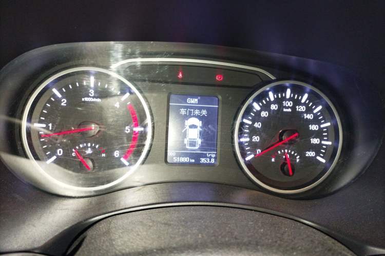 Used Great Wall Wingle 7 2018 2.0T Two-Wheel Drive Elite Version Big Double 4D20D Instrument Cluster