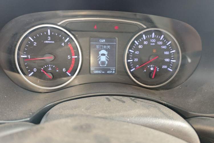 Used Great Wall Wingle 7 2018 2.0T Two-Wheel Drive Elite Version Big Double 4D20D Odometer Close Up