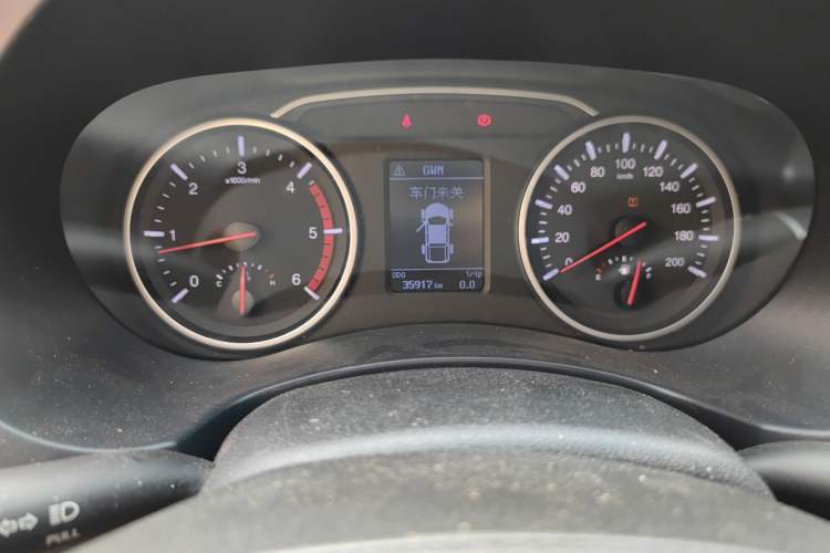 Used Great Wall Wingle 7 2019 2.0T Two-Wheel Drive Value Edition Big Double 4D20D Odometer Close Up