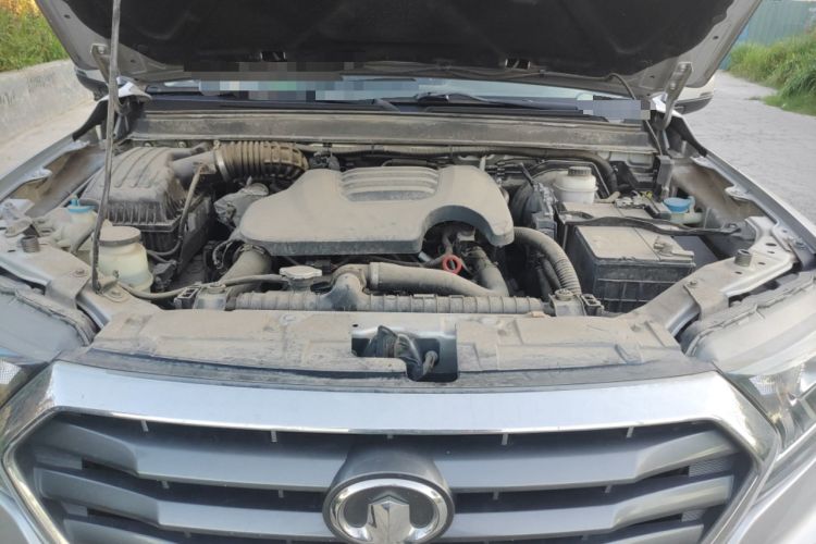 Used Great Wall Wingle 7 2019 2.0T Diesel Two-Wheel Drive Elite Version China VI Standard Big Double Cabin GW4D20M Engine Bay
