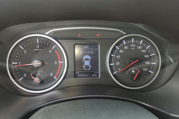 Used Great Wall Wingle 7 2019 2.0T Diesel Two-Wheel Drive Elite Version China VI Standard Big Double Cabin GW4D20M Instrument Cluster
