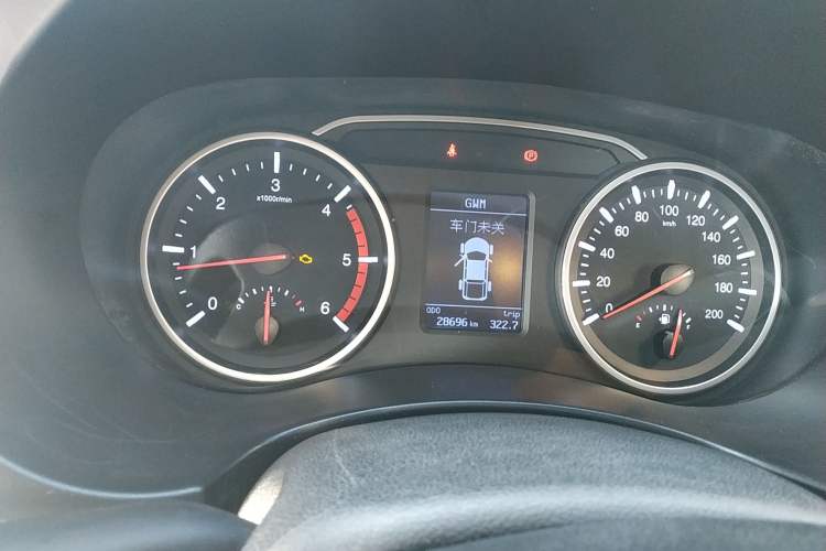 Used Great Wall Wingle 7 2019 2.0T Diesel Two-Wheel Drive Elite Version China VI Standard Big Double Cabin GW4D20M Instrument Cluster