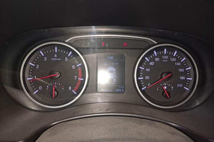 Used Great Wall Wingle 7 2019 2.0T Gasoline 4x4 Elite Version China VI Standard Big Double GW4C20B Instrument Cluster