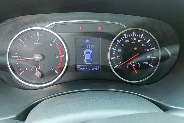 Used Great Wall Wingle 7 2019 2.0T Diesel Two-Wheel Drive Elite Version China VI Standard Big Double Cabin GW4D20M Instrument Cluster