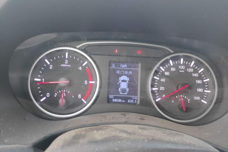 Used Great Wall Wingle 7 2019 2.0T Diesel Two-Wheel Drive Elite Version China VI Standard Big Double Cabin GW4D20M Instrument Cluster