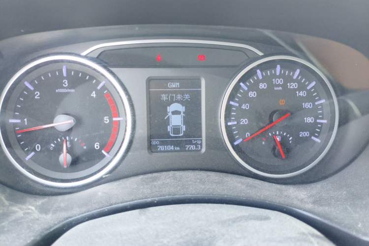 Used Great Wall Wingle 7 2019 2.0T Diesel Two-Wheel Drive Value Edition China VI Standard Big Double Cab GW4D20M Instrument Cluster