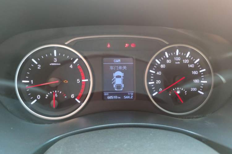 Used Great Wall Wingle 7 2019 2.0T Diesel Two-Wheel Drive Elite Version China VI Standard Big Double Cabin GW4D20M Instrument Cluster