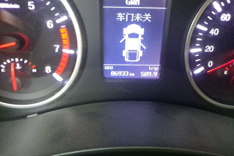 Used Great Wall Wingle 7 2019 2.0T Gasoline 4x4 Elite Version China VI Standard Big Double GW4C20B Odometer Close Up