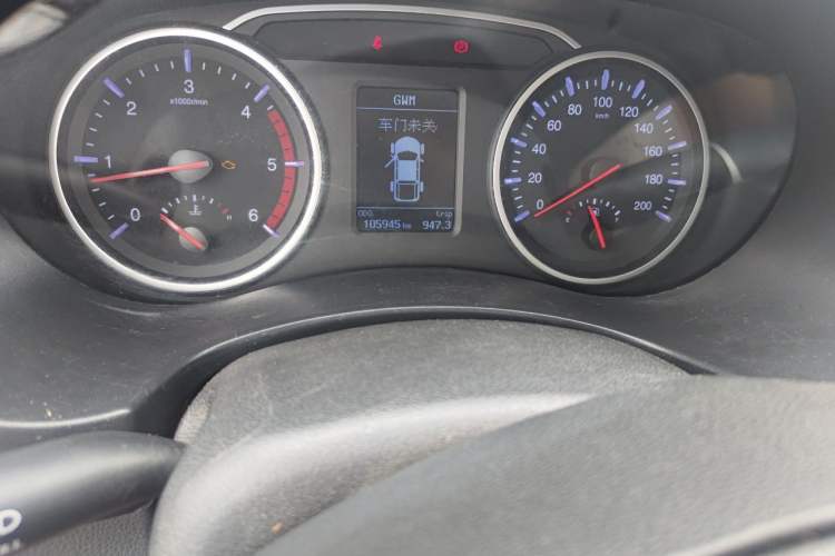Used Great Wall Wingle 7 2019 2.0T Diesel 4x4 Value Edition China VI Standard Big Double Cab – GW4D20M Odometer Close Up