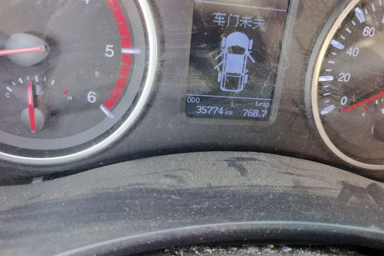 Used Great Wall Wingle 7 2019 2.0T Diesel Two-Wheel Drive Elite Version China VI Standard Big Double Cabin GW4D20M Odometer Close Up
