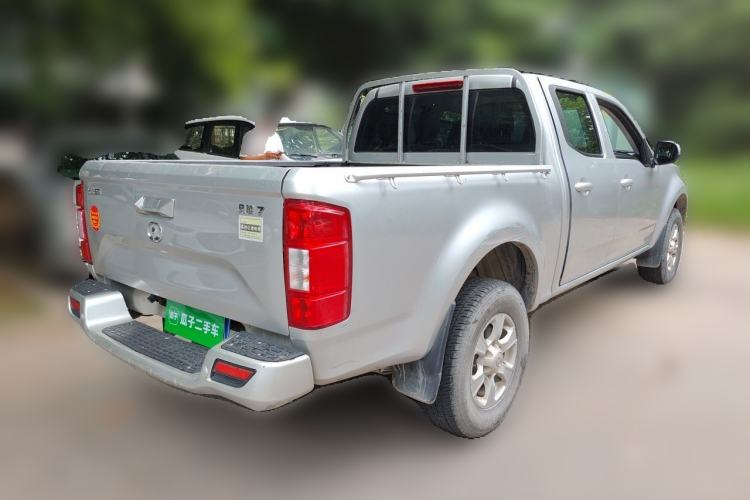 Used Great Wall Wingle 7 2019 2.0T Diesel Two-Wheel Drive Value Edition China VI Standard Big Double Cab GW4D20M Rear Right 45 Deg