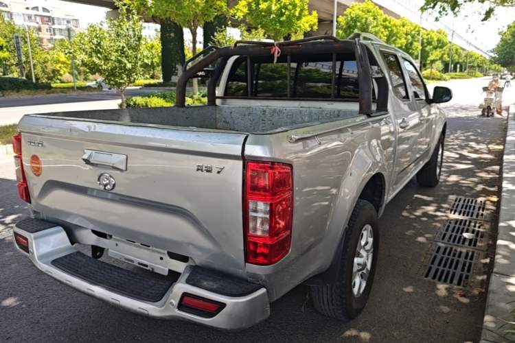Used Great Wall Wingle 7 2019 2.0T Diesel Two-Wheel Drive Value Edition China VI Standard Big Double Cab GW4D20M Rear Right 45 Deg