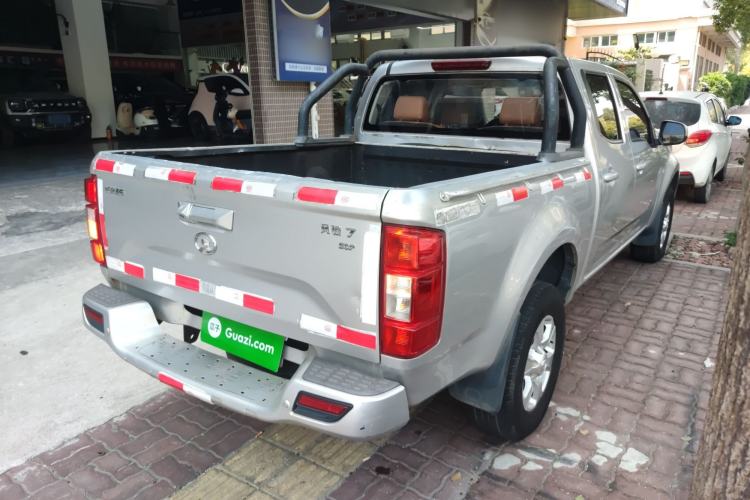 Used Great Wall Wingle 7 2019 2.0T Diesel Two-Wheel Drive Elite Version China VI Standard Big Double Cabin GW4D20M Rear Right 45 Deg