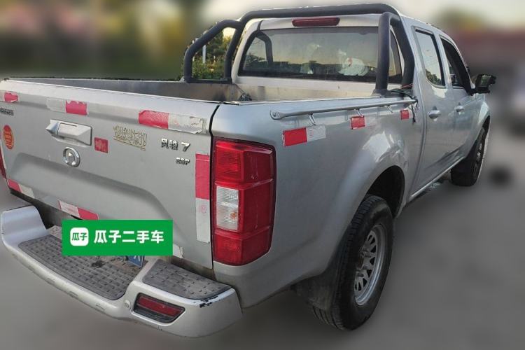 Used Great Wall Wingle 7 2019 2.0T Diesel Two-Wheel Drive Elite Version China VI Standard Big Double Cabin GW4D20M Rear Right 45 Deg