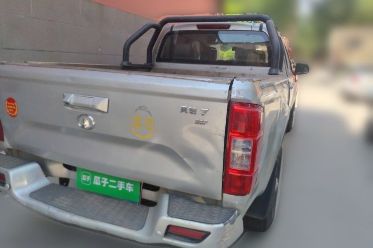 Used Great Wall Wingle 7 2019 2.0T Diesel Two-Wheel Drive Elite Version China VI Standard Big Double Cabin GW4D20M Rear Right 45 Deg