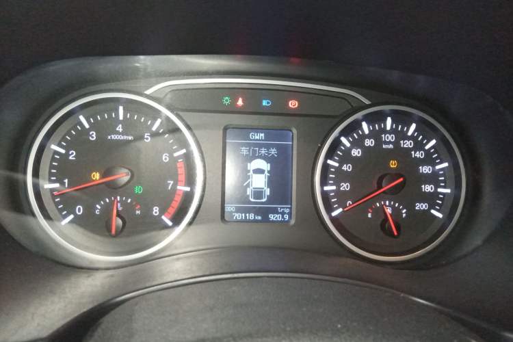 Used Great Wall Wingle 7 2019 2.0T Gasoline Two-Wheel Drive Elite Version China VI Standard Big Double Cabin GW4C20B Instrument Cluster