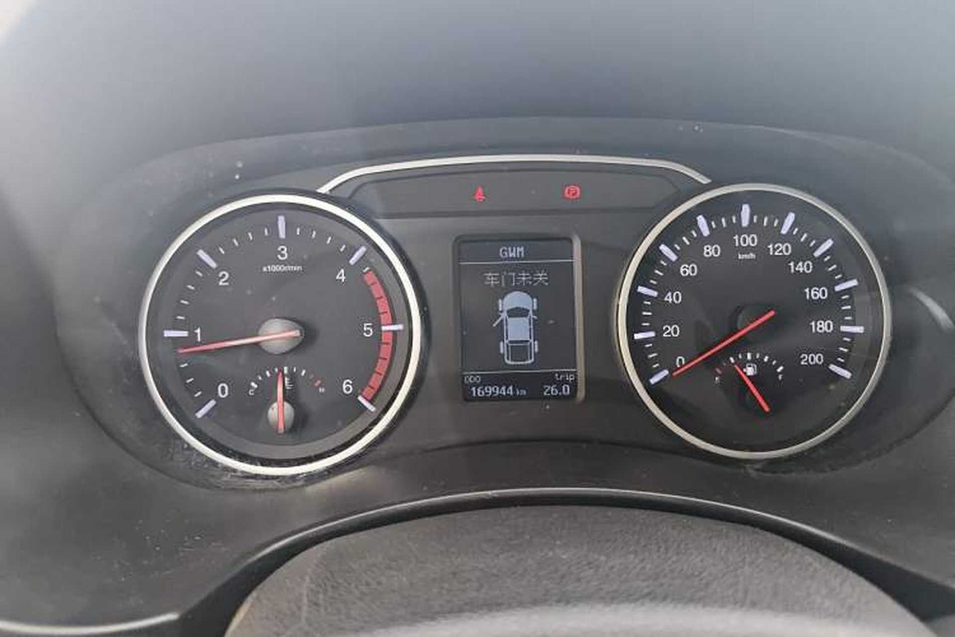 Used Great Wall Wingle 7 2019 2.0T Diesel Two-Wheel Drive Elite Version China VI Standard Big Double Cabin GW4D20M Instrument Cluster