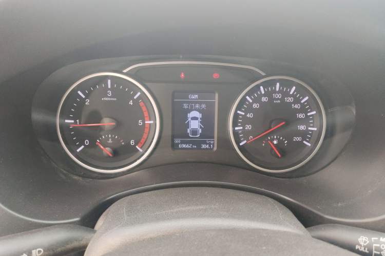 Used Great Wall Wingle 7 2019 2.0T Diesel Two-Wheel Drive Elite Version China VI Standard Big Double Cabin GW4D20M Instrument Cluster