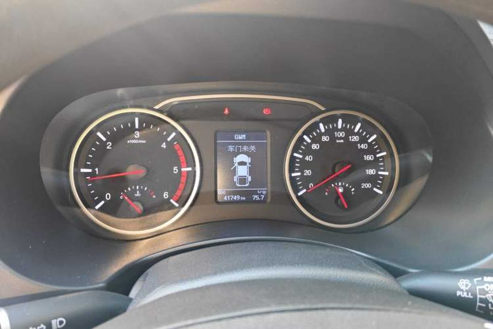 Used Great Wall Wingle 7 2019 2.0T Diesel Two-Wheel Drive Elite Version China VI Standard Big Double Cabin GW4D20M Instrument Cluster