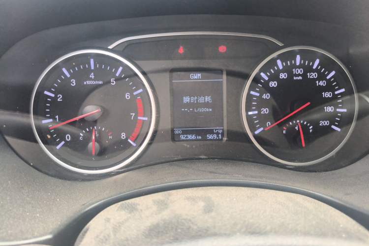 Used Great Wall Wingle 7 2019 2.0T Gasoline 4x4 Elite Version China VI Standard Big Double GW4C20B Instrument Cluster
