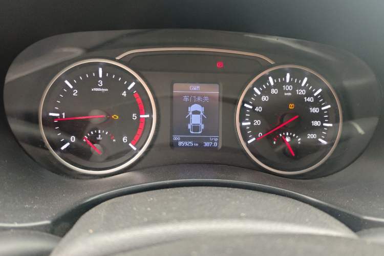 Used Great Wall Wingle 7 2019 2.0T Diesel Two-Wheel Drive Elite Version China VI Standard Big Double Cabin GW4D20M Instrument Cluster